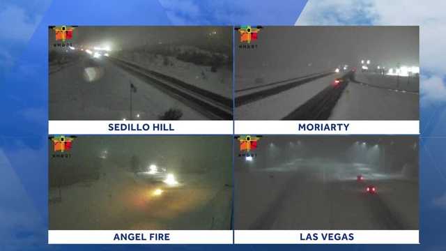 LIVE UPDATES: Winter storm impacts New Mexico Wednesday