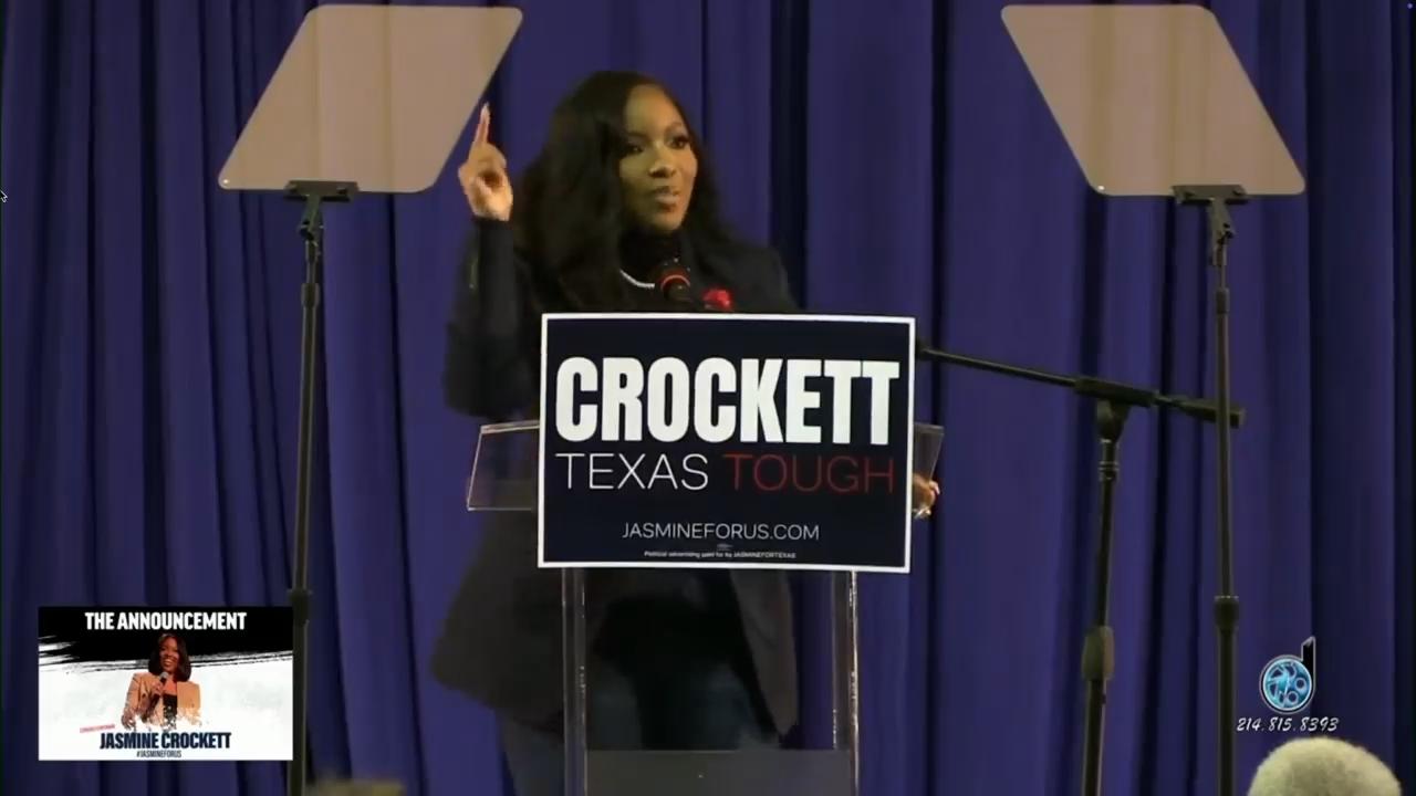 Democratic Rep. Jasmine Crockett announces US Senate bid in Texas, tells Trump 'I'm coming for you'