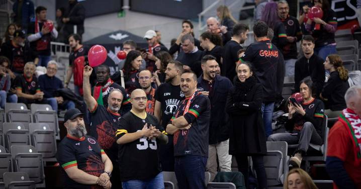 Encuéntrate en la grada del Palacio durante el Covirán Granada