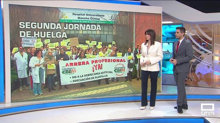 Segunda jornada de huelga de los médicos con concentraciones como las de Alcázar de San Juan