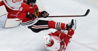 Alex DeBrincat scores twice as Red Wings shut out Blackhawks 4