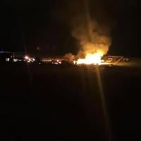 Spokane County firefighters ensure safety at RV fire