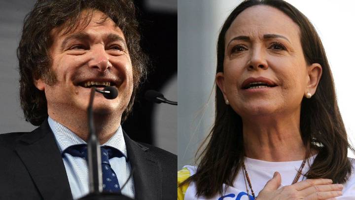 Milei viaja a Oslo a acompañar a Corina Machado en la entrega del Nobel de la Paz