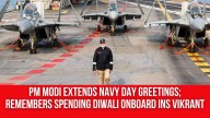 PM Modi extends Navy Day greetings; remembers spending Diwali onboard INS Vikrant