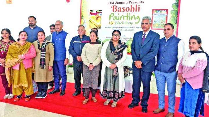 IIM Jammu hosts Basohli Painting Workshop