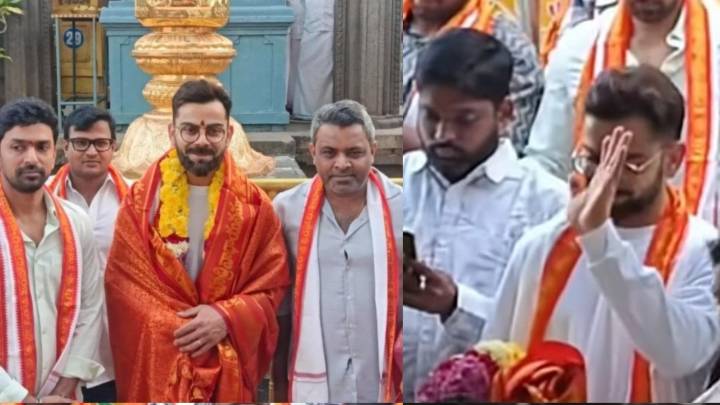 Virat Kohli visits Simachalam temple after rediscovering form in ODI series