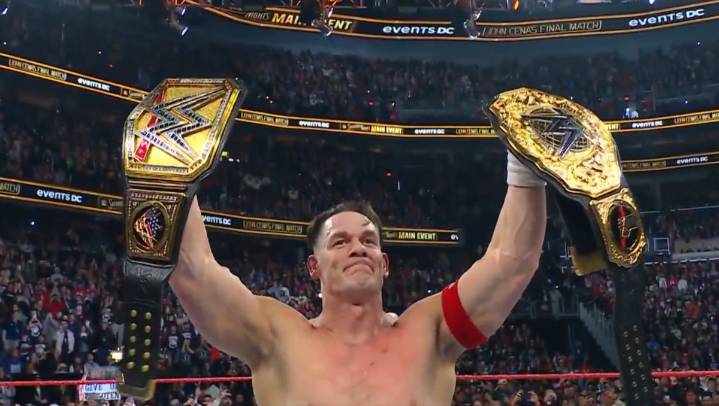 John Cena se va entre ovaciones y una dura derrota