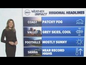 Dry, foggy weekend ahead before storm track shifts south next week