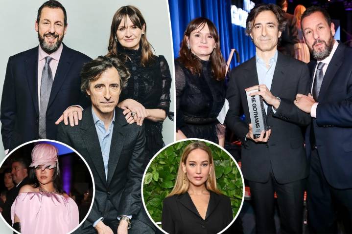 Adam Sandler honors Noah Baumbach at Gotham Awards