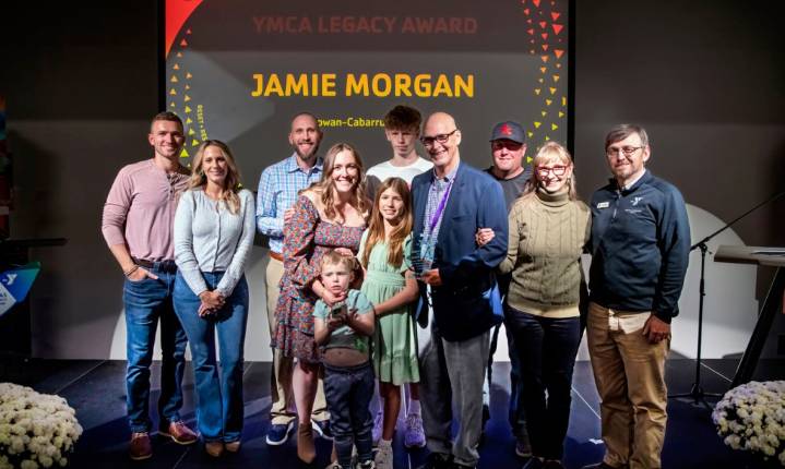 A culminating moment: Morgan’s award represents life of hard work, persistence