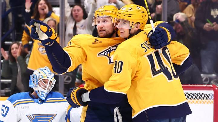 Stamkos gets 2nd career 4-goal game for Predators in win against Blues