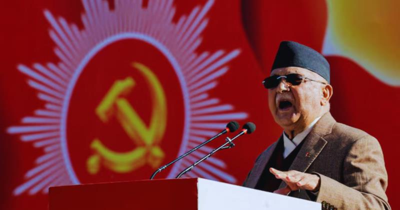 Ousted prime minister’s party stages major rally amid Nepal’s political uncertainty