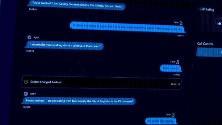 Kansas county employs AI virtual assistant to answer 911 calls