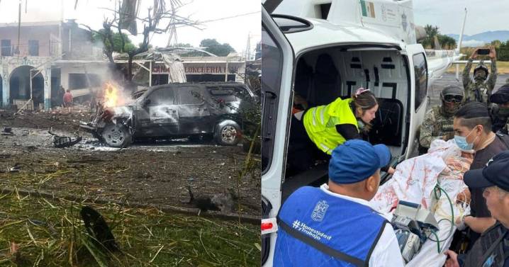 Sube a cinco la cifra de muertos tras explosión de carro bomba en Coahuayana, Michoacán