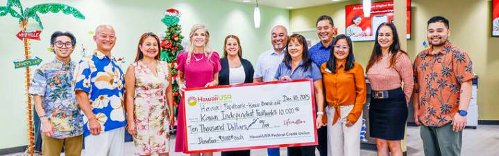 HawaiiUSA Federal Credit Union distributes $10,000 plus 50 gift boxes