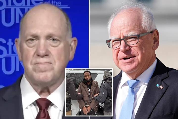 Tom Homan defends ICE's crackdown on Somali migrants in Minnesota