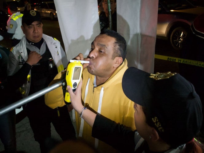 Casi 100 conductores cayeron en primera jornada 24/7 del alcoholímetro