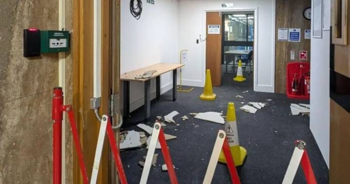 Chaos at asylum seeker debate as councillors 'pelted with eggs' by balaclava-clad crowd