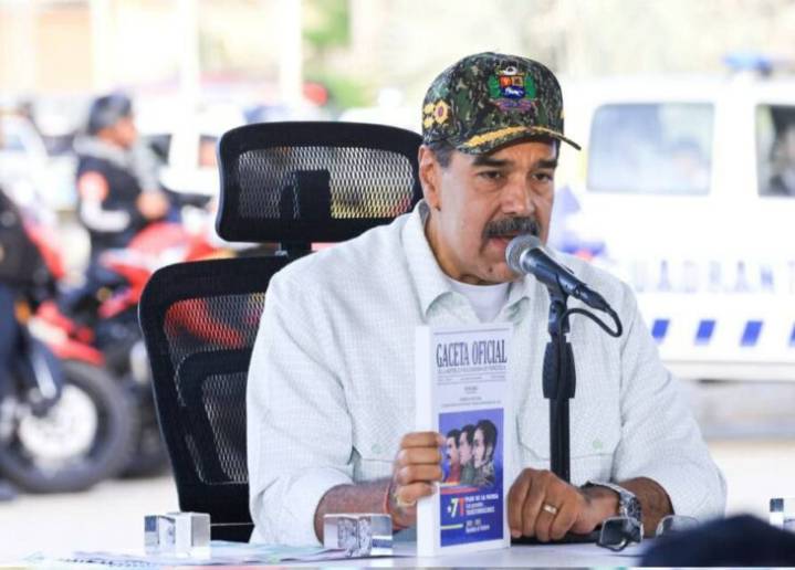 Maduro declara a Venezuela liberada de bandas criminales