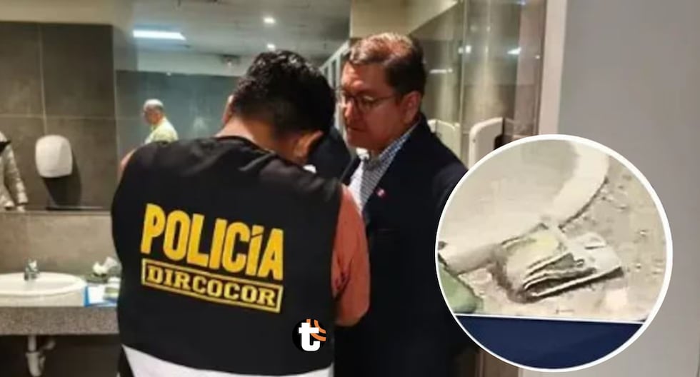 FISCAL · De caso Alan García es intervenido con 3 mil dólares en baño