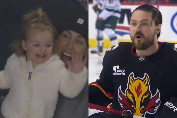 Calgary Flames defenceman Andersson shares adorable pre