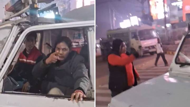 'Prashasan Ki Gaadi Hai Toh Galat Side Se Chalaoge?': Patna Woman Locks Horns With Sub-Inspector For Driving On Wrong Side At Busy Intersection