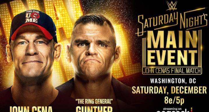 Saturday Night’s Main Event en vivo hoy con John Cena: horario, canal que transmite, cartelera y dónde ver la última pelea de Cena