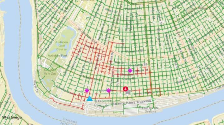 Power restored after more than 2,500 lose power in New Orleans