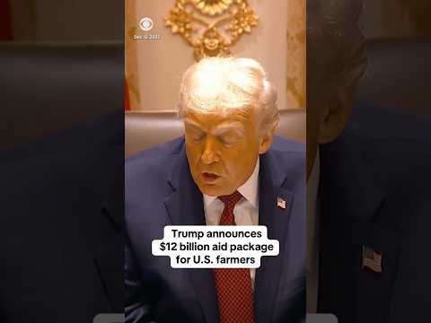 Trump announces $12 billion aid package for U.S. farmers #shorts