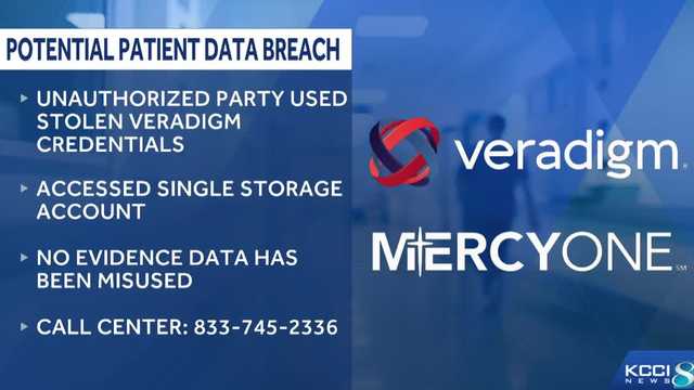 Vendor cyber breach may have exposed patient information, MercyOne says