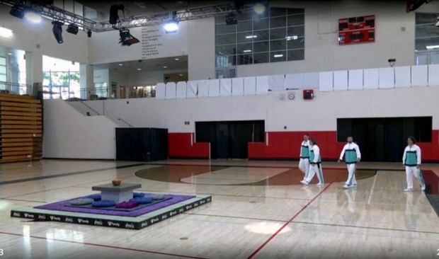 California high school gym rented out for 24-hour ‘highly inappropriate’ game show