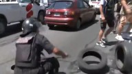 Tensión en la protesta del INTI: la policía se enfrenta a los manifestantes