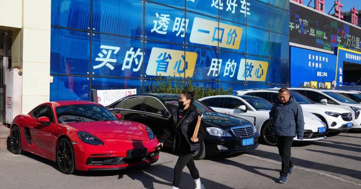 High-end car sales sink in China as its economy slows, taking a toll on European automakers