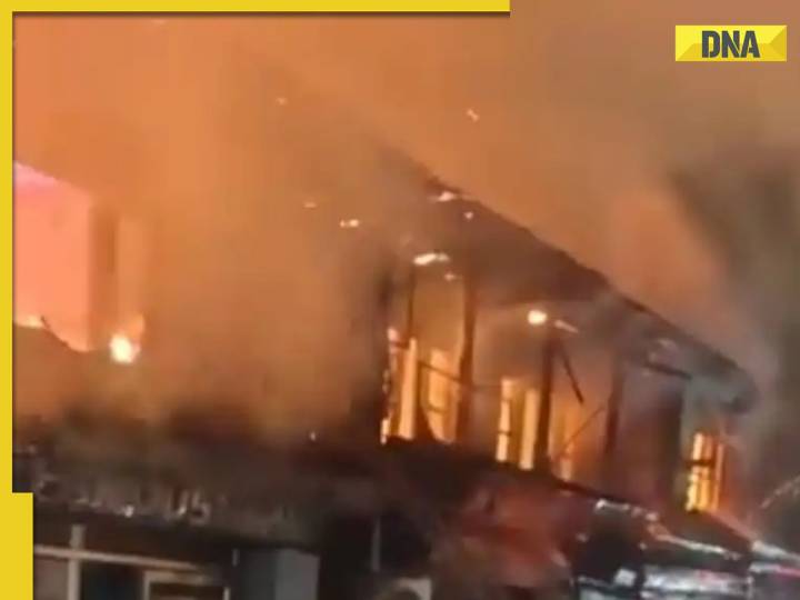 J-K: Fire breaks out in Srinagar's Munwarabad, firefighting ops on