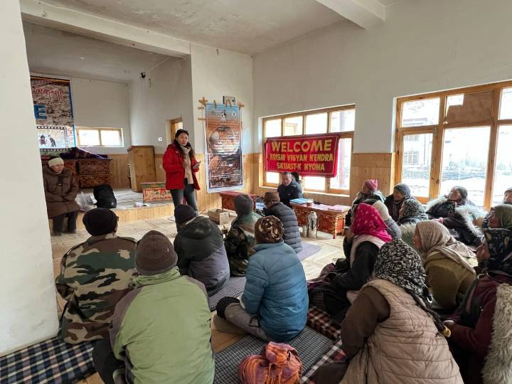 Celebration of World Soil Day 2025 at Tukla Village by India’s highest KVK stationed at Nyoma.