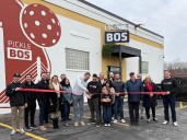 Indoor pickleball facility opens in Boston with 21 courts, high