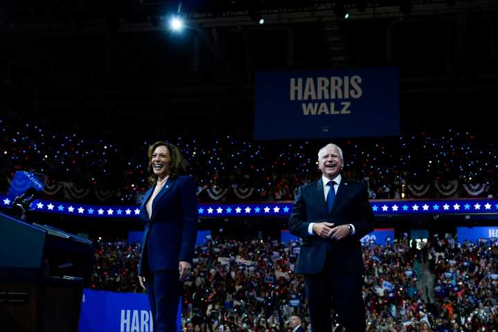 Kamala Harris and Tim Walz Are ‘Together Again’ After Mike Lindell Files to Run