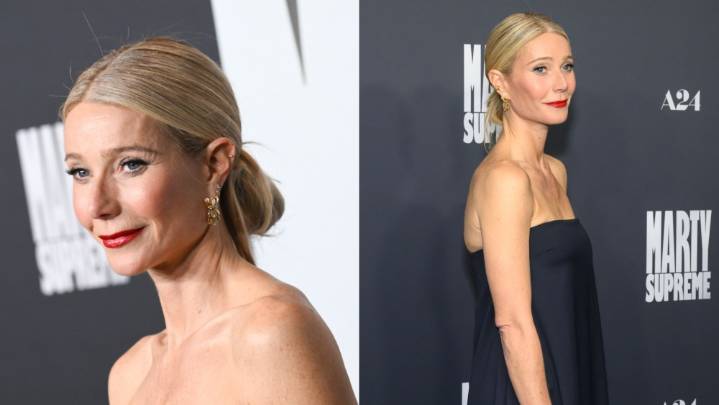Gwyneth Paltrow Wears Custom Gwyn Dress for 'Marty Supreme' Premiere