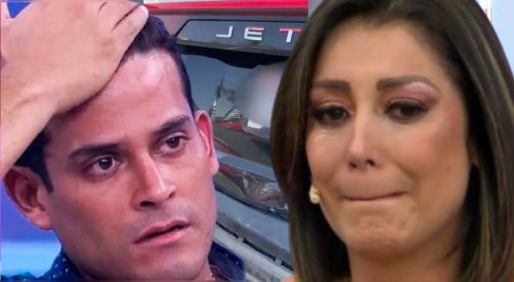 Karla Tarazona y Christian Domínguez sufren APARATOSO ACCIDENTE VEHICULAR y exponen su estado actual: "Dolor en el cuello..."