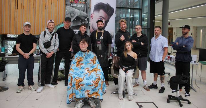 'Unreal energy' as Exeter barbers blitz loads and loads of haircuts