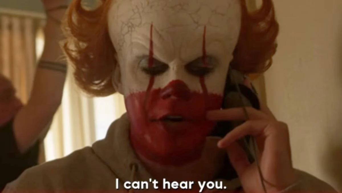 Pennywise Rocks a Hoodie in WELCOME TO DERRY Behind