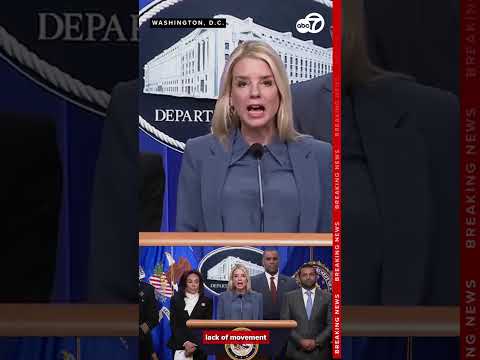 Attorney General Pam Bondi announces charges for accused DC pipe bomber