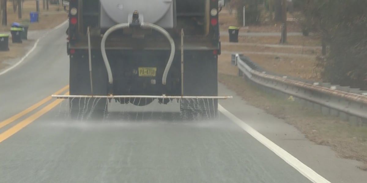 NCDOT crews prepare roads for winter weather in Hertford and Bertie counties