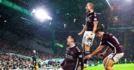 Wilfried Nancy washed out on Celtic debut as Hearts title wave sweeps league leaders clear