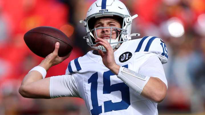 Riley Leonard injury update: Colts QB's status for Sunday unknown due to knee