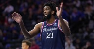 Joel Embiid upgraded to questionable for Sixers-Warriors on Thursday; Paul George ruled out