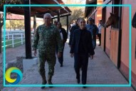Sheinbaum y general secretario Trevilla visitan el Campo Militar de Santa Gertrudis, en Chihuahua