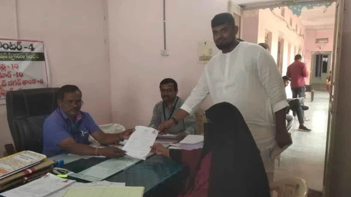 Telangana panchayat polls: AIMIM’s Najma Sultana files nomination in Baswapur
