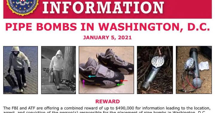 FBI makes arrest in investigation into pipe bombs placed in DC on eve of Jan. 6 riot