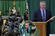 Massive crowd attends former Siena lacross coach Liam Gleason's funeral after shocking death
